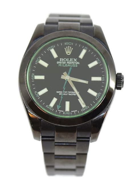 rolex milgauss black for sale